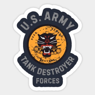 US Army Tank Destroyer Forces Sticker